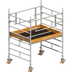 Layher Rollgerüst Uni Kompakt P2 Safety Plus mit Doppelgeländer 3,20m AH