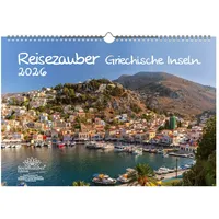Seelenzauber Reisezauber Griechische Inseln DIN A3 Kalender für 2026