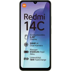 Xiaomi Redmi 14C 4 GB RAM 128 GB Sage Green