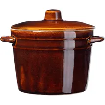 Kadax Steinzeugtopf Suppentopf 19 cm hoch