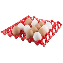 Contacto Tablett für 30 Eier, rot