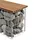 pro.tec Gabionenbank 100 x 45 x 30 cm