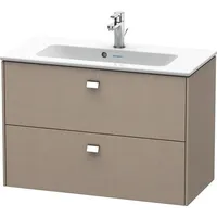 Duravit Brioso Waschtischunterbau BR411101075 Compact 820x553 Leinen, 2 Ausz.,
