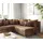 DeLife Ecksofa Clovis Braun Antik Optik Ottomane Links Modulsofa, Design Ecksofas, Couch Loft, Modulsofa, modular