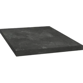 OPTIFIT Arbeitsplatte Luzern, 38 mm stark, Tiefe 60 cm, große Auswahl an Breiten schwarz 100 cm x 3,8 cm x 60 cm