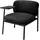COMHOMA Ohrensessel 56 x 81 x 56 cm Schwarz