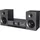 Soundmaster ICD5000SW, Home-Audio-Towersystem, Aluminium, Grau, Vorderseite, 50 W, 2-Wege, DAB+, FM - Silber/Grau