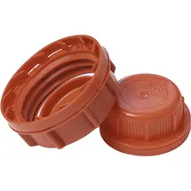 Hünersdorff Schraubverschluss mit Originalitätsring rot, HDPE für Industrie-Kanister 20+30L