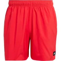 adidas Badeshorts Solid CLX Short-Length Rot/Schwarz S