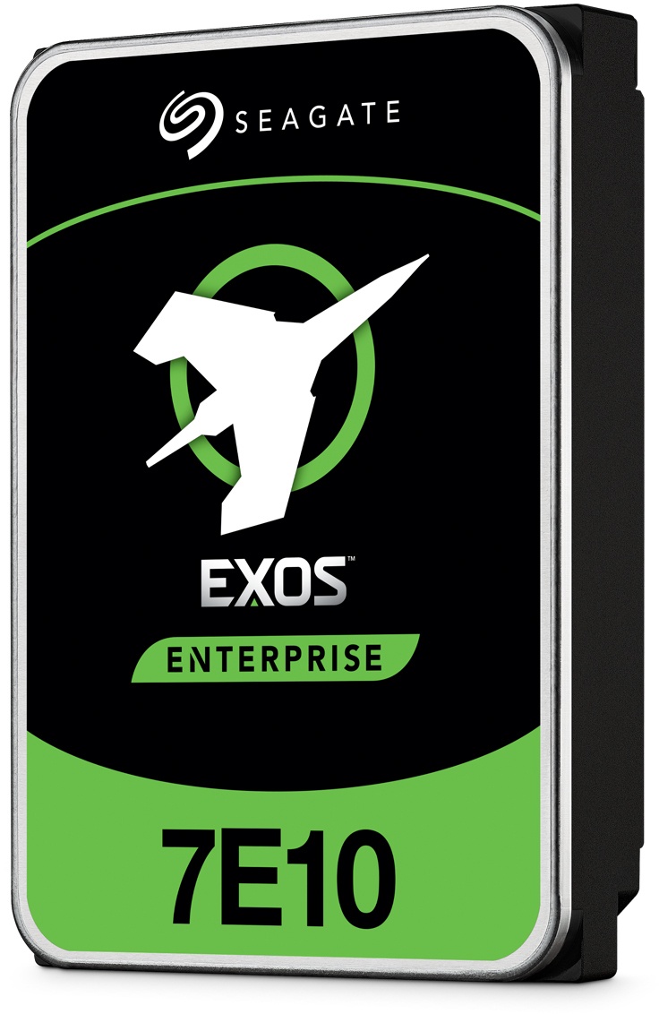 Seagate Exos 7E10 10TB 3.5 Zoll SATA CMR Interne Enterprise Festplatte mit FastFormat 512e/4Kn