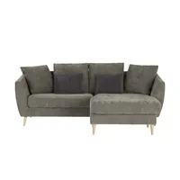 Sofa.de Ecksofa Flash ¦ grau ¦ Maße (cm): B: 211 H: 92 T: 154