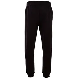 lotto Sweathose LOTTO, Herren, Gr. S (44/46), Normalgrößen, schwarz (caviar), 80% Baumwolle, 20% Polyester, unifarben, Hosen Sweathose, - innen weich angraut