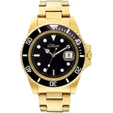 s.Oliver Herren Uhr Armbanduhr Edelstahl Gold