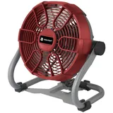 TOOLCRAFT TAWB-200 27,5 cm Akku-Ventilator Rot/Grau/Schwarz