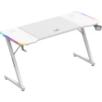 Huzaro Biurko gamingowe Hero 3.3 White RGB, Gaming Tisch,