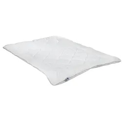 IRISETTE 4-Jahreszeiten-Steppbett  Irisette Waschwolle  , weiß , Maße (cm): B: 135 H: 8