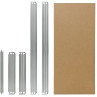 shelfplaza Fachboden Stahl 90x40 cm Silber