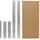 shelfplaza Fachboden Stahl 90x40 cm Silber