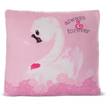 NICI Kissen Love Schwan 30 x 30 cm Weiß