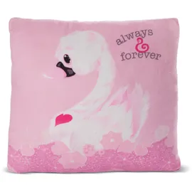 NICI Kissen Love Schwan 30 x 30 cm Weiß