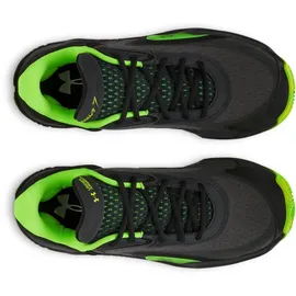 Under Armour Spawn 7 Basketballschuhe 004 - black/hyper green/metallic black 42