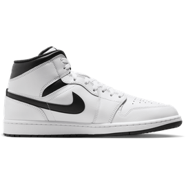 Nike Air Jordan 1 Mid White/White/Black/Black 42