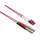 Roline LWL-Kabel duplex 50/125μm OM4, LSH/LC, LSOH, violett,