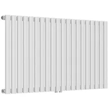 neu.haus Design Röhrenheizkörper 600 x 1200 mm 857 W weiß Mittelventil