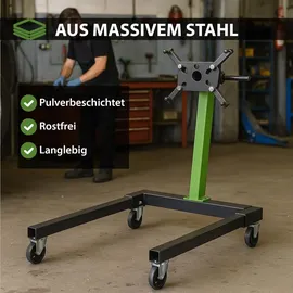 Trutzholm Werkstattkran Stahl Tragkraft 550 kg 360° Montagekopf grün