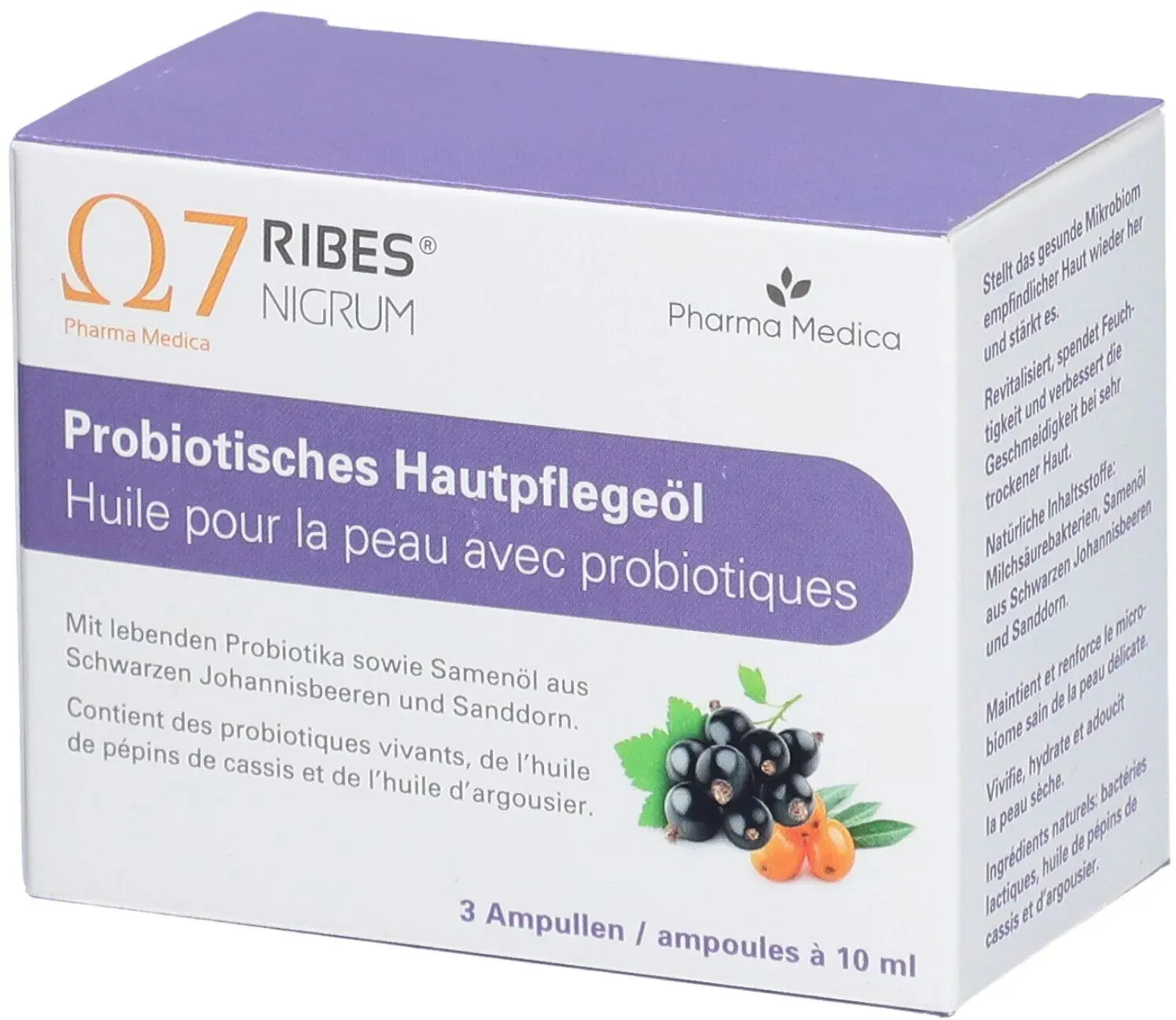 Ribes Nigrum Probiotisches Hautpflege-Öl Amp