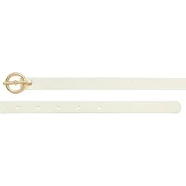 LASCANA Hüftgürtel Lederimitat beige 85