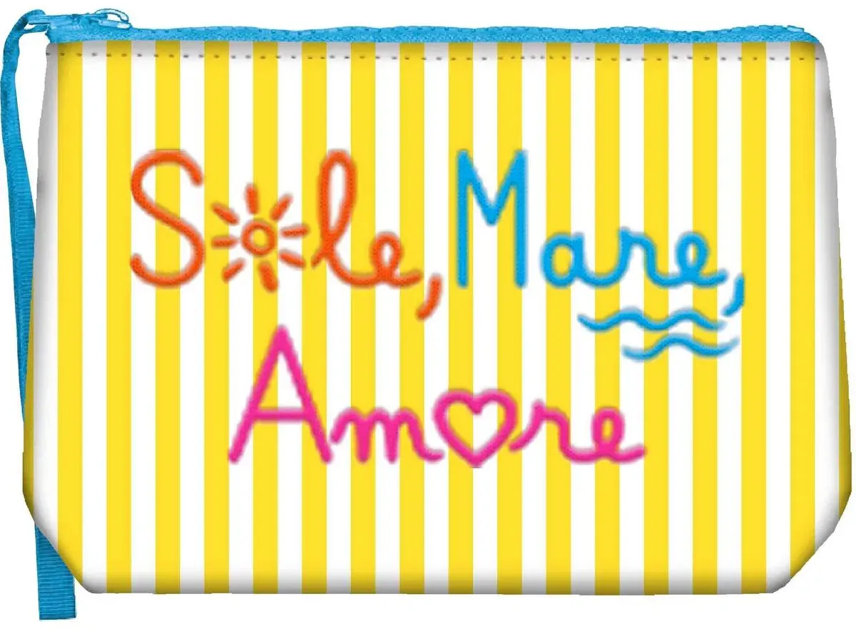 MC2 Saint Barth Aline Cotton Pochette stripes pop v sole mare amore 91 emb (03424L) ONE SIZE