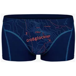 Ein schöner Fleck Erde Boxershorts Grossglockner Tiefblau blau S