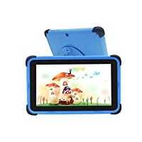 Tablet Kinder,2GB+32GB (TF 128G) GPS,Bluetooth,Kids Tablet 7-Zoll,IPS-HD-Display,Android 11.0,Kindersicherung und Vorinstalliertes Google Play,WiFi-Tablet für Kinder,Blau