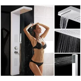 Home Deluxe Duschpaneel CASCATA weiß