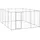 vidaXL Outdoor-hundezwinger Verzinkter Stahl 14,52 m2
