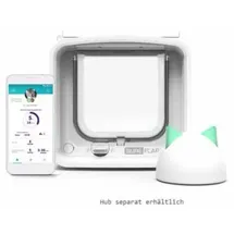 Sureflap Mikrochip Katzenklappe  weiß
