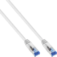 InLine Patchkabel, S/FTP (PiMf), Cat.6A, halogenfrei, weiß, 5m