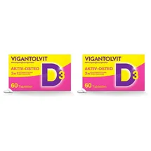 Vigantolvit Vitamin D3, K2 und Calcium Tabletten 2 x 60 St.