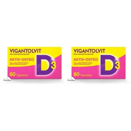 Vigantolvit Vitamin D3, K2 und Calcium Tabletten 2 x 60 St.