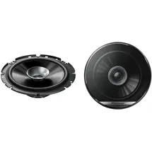 Pioneer TS-G1710F 17 cm Doppelmembranlautsprecher Set mit 2 Lautsprechern (je 280 W max., 40 W Sinus), kraftvoller Klang, hoher Wirkungsgrad, 49.7 mm Einbautiefe, 144 mm Einbauausschnitt, mit Gitter