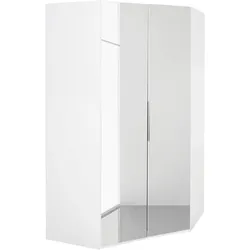 Eckkleiderschrank WIMEX "Level by fresh to go", weiß, H:216cm, Schränke, mit Spiegeltüren