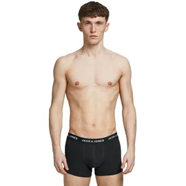JACK & JONES JACSOLID Trunks blau/grau/schwarz/weiß XXL 12er Pack