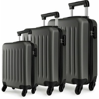 Trolley Koffer Reisekoffer Taschen Gepäckset M-L-XL-Set Hartschale Kofferset