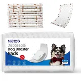 MICOOYO Einweg-Hundewindeleinlagen – Hunde-Booster-Pads für männliche & weibliche Hunde, super saugfähige Perioden-Hundeeinlagen, Pads passen für die meisten Hundewindeln (XS-50)