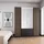 masseno Drehtürenschrank CAGLIARI 200 x 239 x 61,9 cm Schwarz