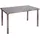 MCW MCW-G19 Gartentisch 120 x 75 x 71 cm Grau/Braun