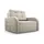 e-meubles Möblo Schlafsessel Beige, Holz, 1-Sitzer, 101x90x100 cm, Wohnzimmer, Sessel, Schlafsessel