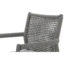 Möbel Kraft Ropero Stapelstuhl 61 x 60,5 x 84 cm grau