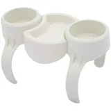 BESTWAY Lay-Z-Spa Getränkehalter für 2 Personen, inklusive Ablage, weiß